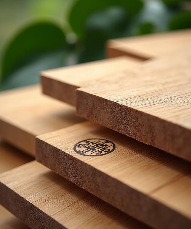 森林認証を受けた木材